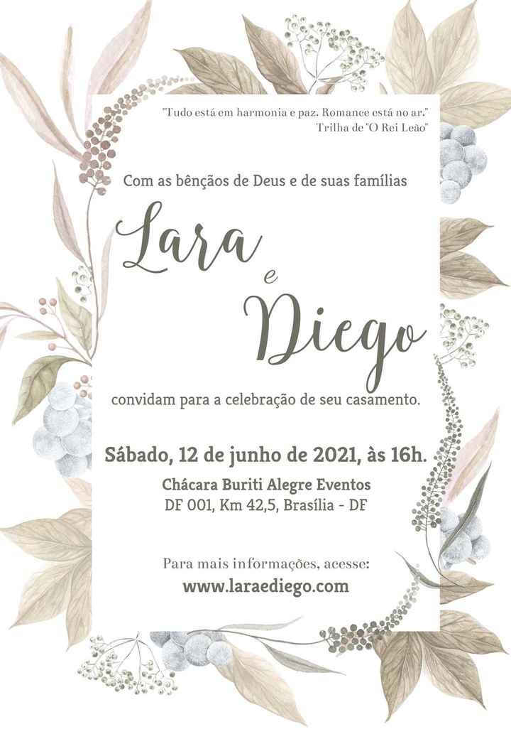 Está fazendo o seu próprio convite? 💌 - 1