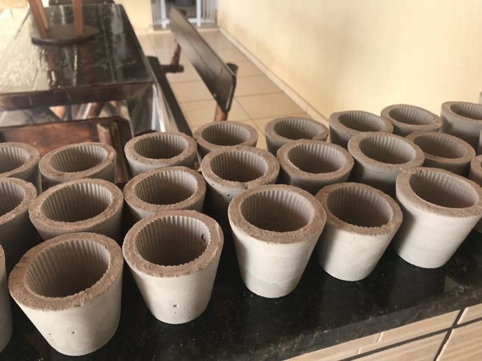 Vasinhos de cimento para suculentas #diy 1