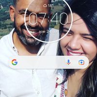 📸 Poste um print de tela do seu celular que tenha como fundo uma foto sua e do seu amor - 1