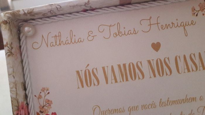 Caixa convite para padrinhos  (casais) - 3