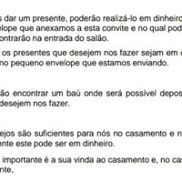 💌 O seu convite com ou sem (link para) lista de presentes? - 1