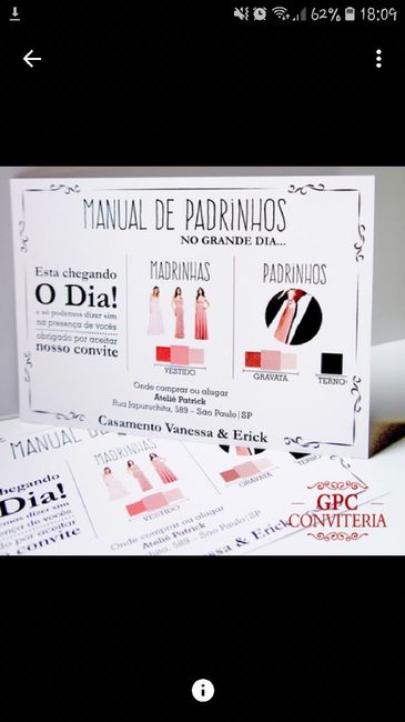 Manual padrinhos - 1