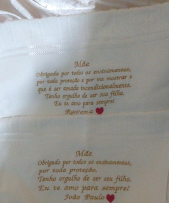 Toalha bordada Mães [vem ver] - 2