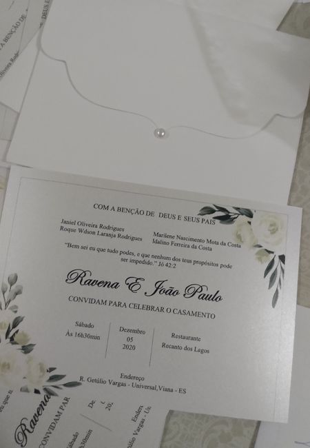 Convite de Casamento [vem ver] - 1