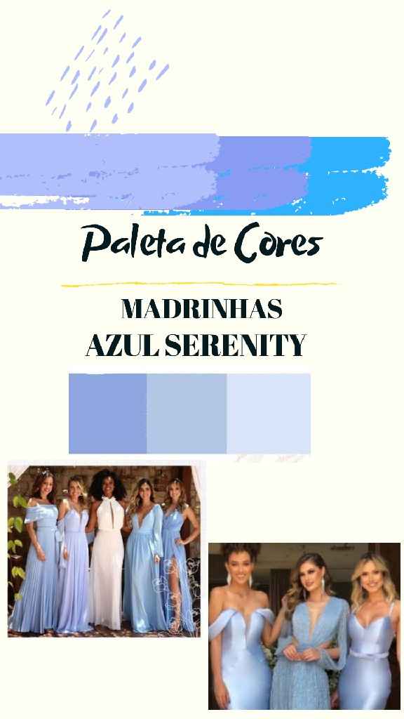 Paleta de cores [vestido Madrinhas] - 1