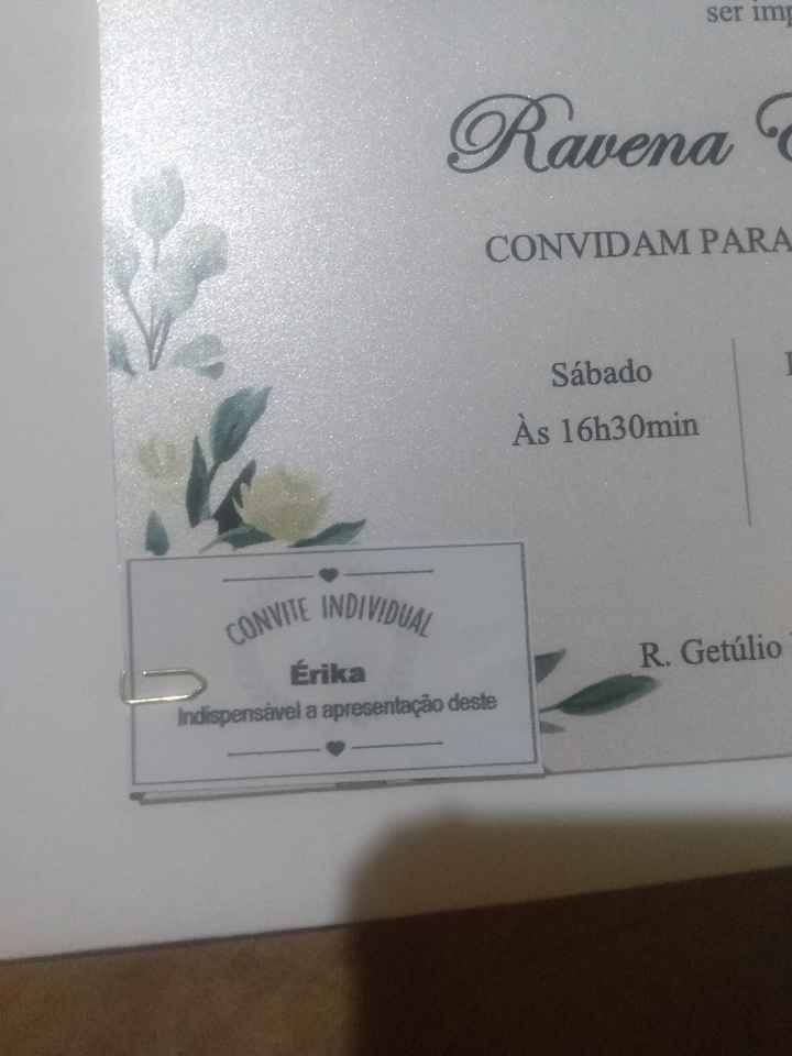 "Mini" Convite individual - 1