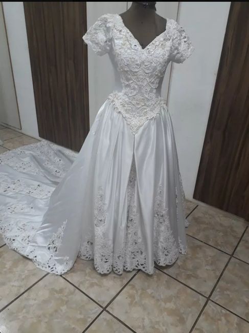 Vestido de noiva (reforma) 1