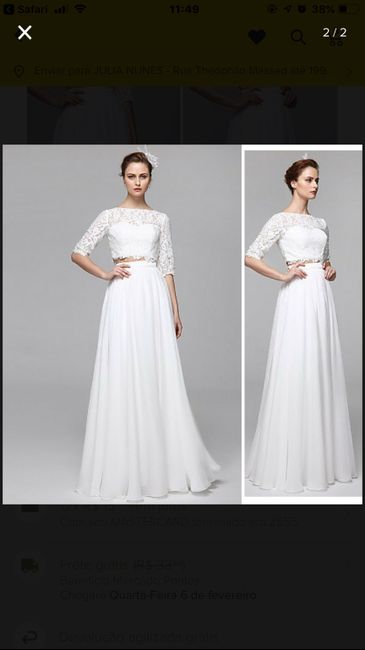 Vestido casamento civil - 1
