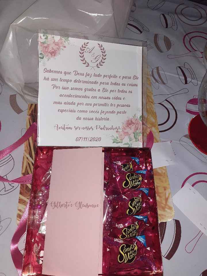 Convites para padrinhos - 2