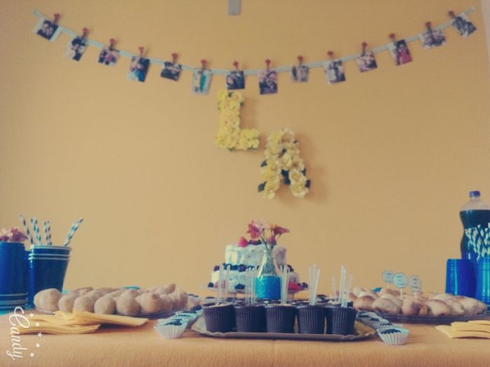 Decoração da mesa 