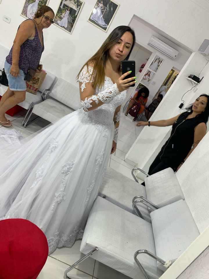 Meu vestido de noiva / decepção com loja de vestido - 2