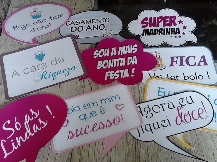 Plaquinhas divertidas