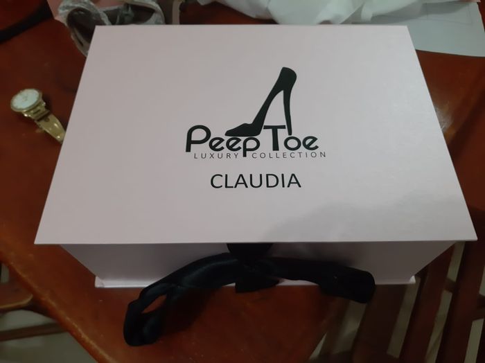 Sapato da noiva (passe atelie e peep toe) - 2