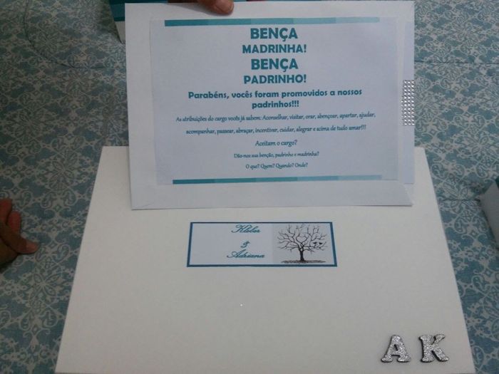 Convite Padrinhos DYI