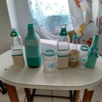 Meus enfeites de mesas diy - 1