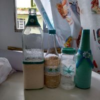 Meus enfeites de mesas diy - 2