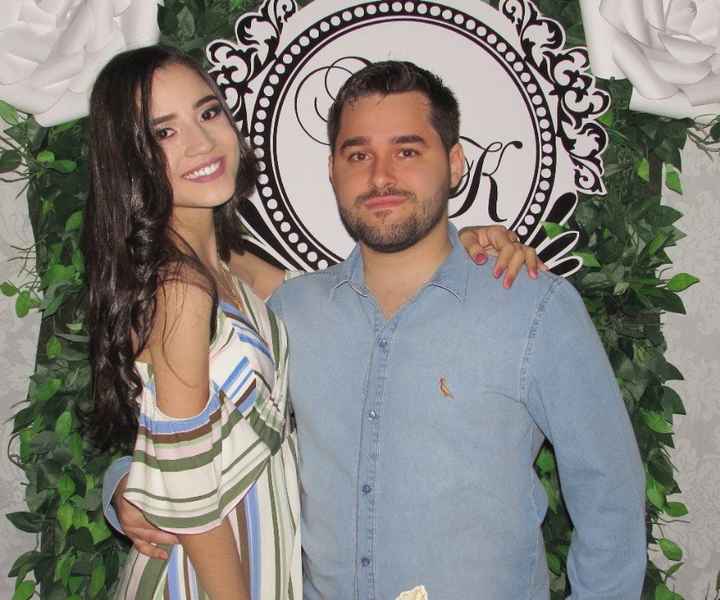 nossa decoração que foi um amor! e a nossa cara ♥