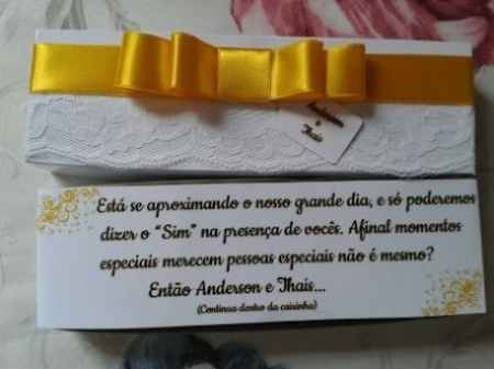 Convite para padrinhos - 1