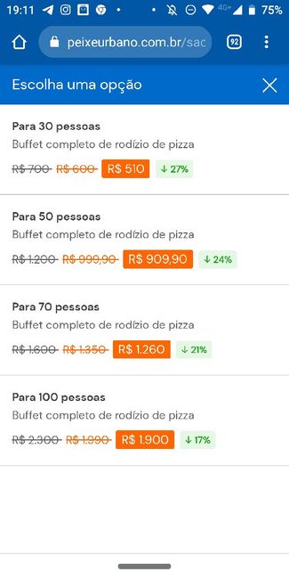 Buffet de Pizza 4