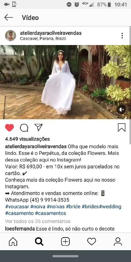 Medo de encomendar o vestido - 1