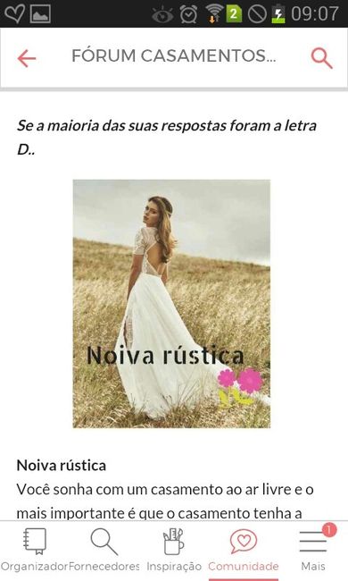 Sou uma noiva rústica ! - 1