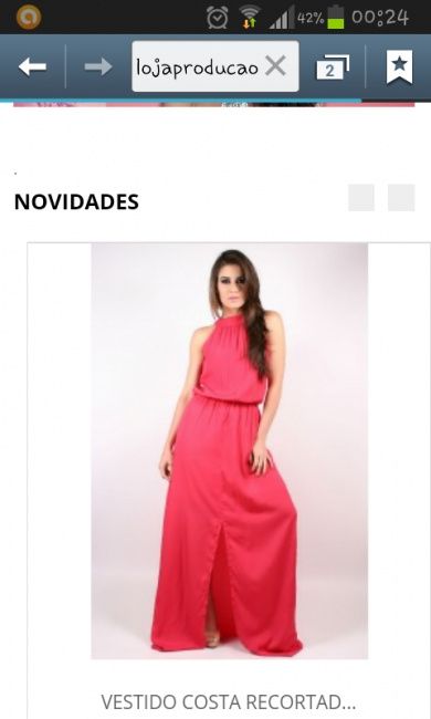 Vestido de ensaio pré-casamento - 1