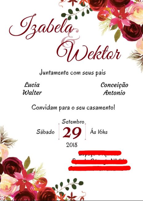 Convite de Casamento - 2