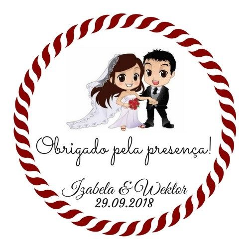 Adesivo feito pelo Canva