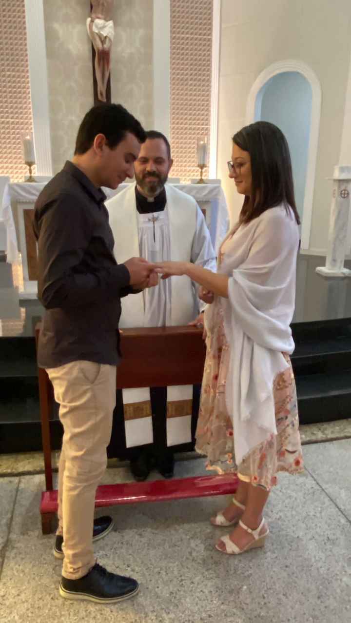 Casamento na igreja apenas para receber o sacramento - 1