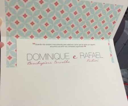 Chegaram meus convites!!! - 2