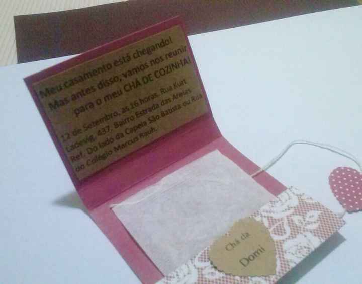 Meu convite de chá de panela!!!! - 1