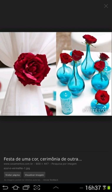 Decoração - casamento azul? alguém já fez? já foi? - 9