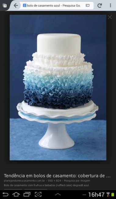 Decoração - casamento azul? alguém já fez? já foi? - 12