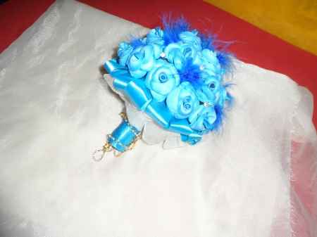 Buquê azul