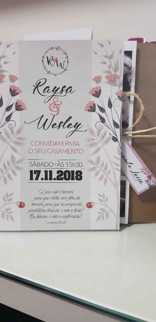 Convites de Casamento - 3