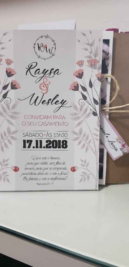 Convites ainda indecisos -----3 meses p/ dia c ???? me ajudem por favor - 2