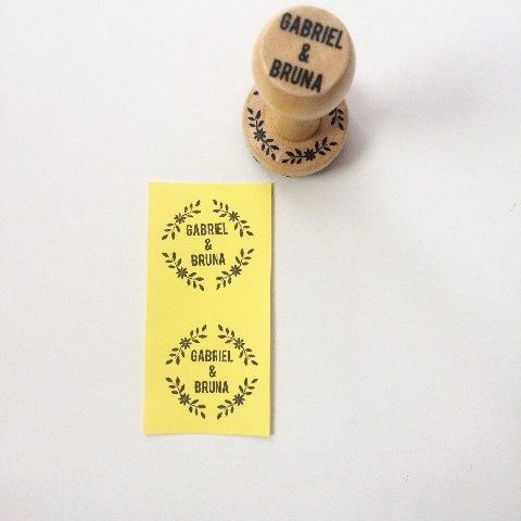 meu carimbo personalizado! 