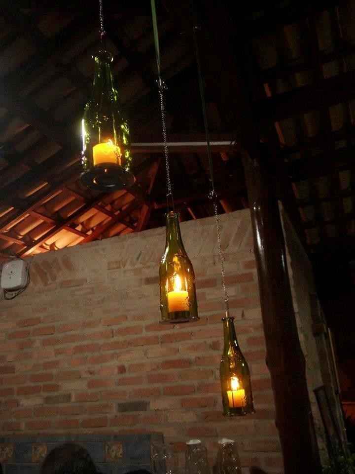 Garrafinhas suspensas