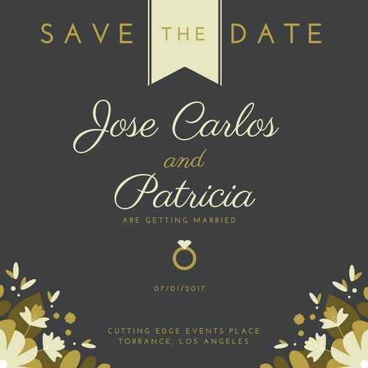 Save the date editável - 1