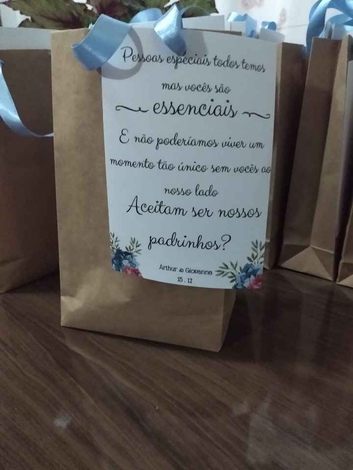 Convite dos Padrinhos- Diy - 2