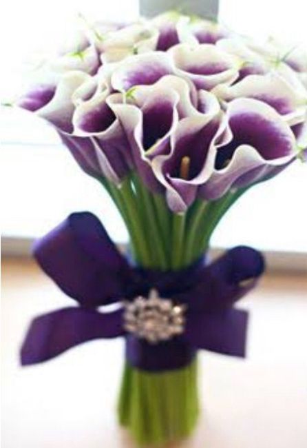 Inspirações de buquê roxo! 9