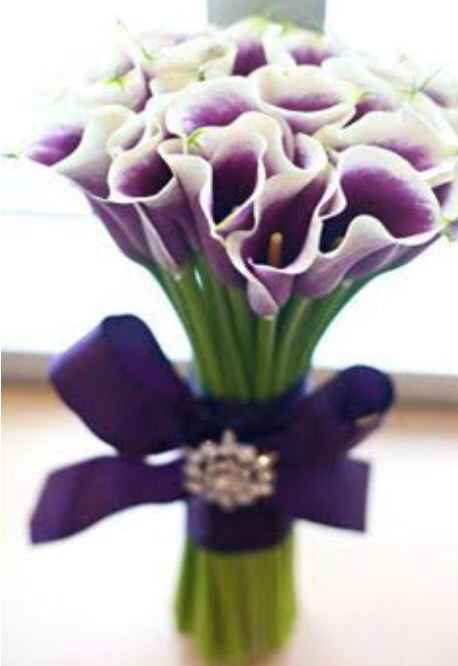  Inspirações de buquê roxo! - 9