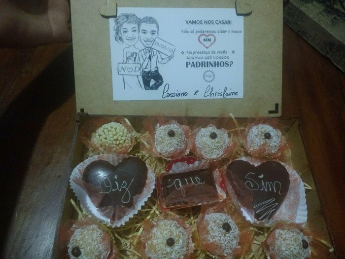 Convites para os padrinhos!! - 1