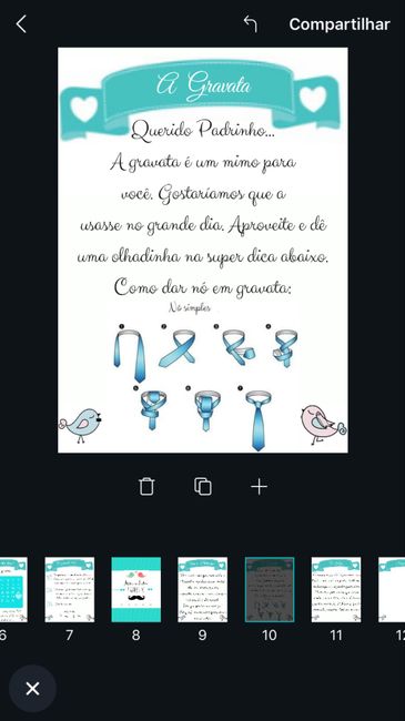  Noivinhas que irão fazer o convite dos padrinhos. - 9