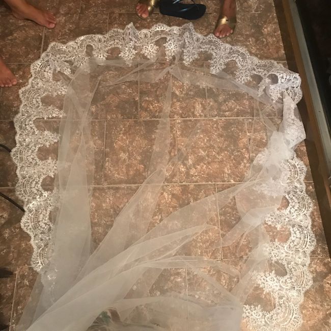  Meu véu comprado na aliexpress chegouuuuuuuu - 2
