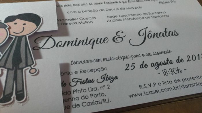Meu convite de casamento 👰 - 3