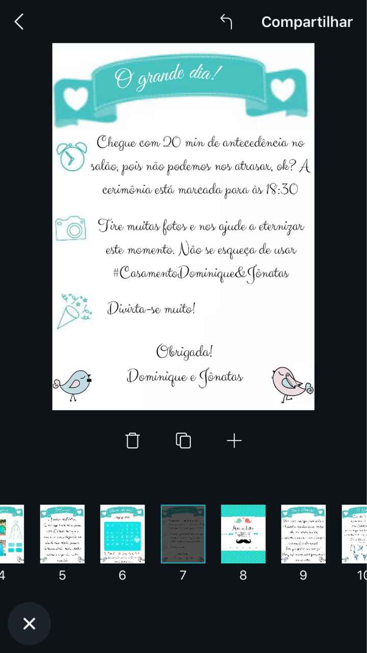  Noivinhas que irão fazer o convite dos padrinhos. - 6