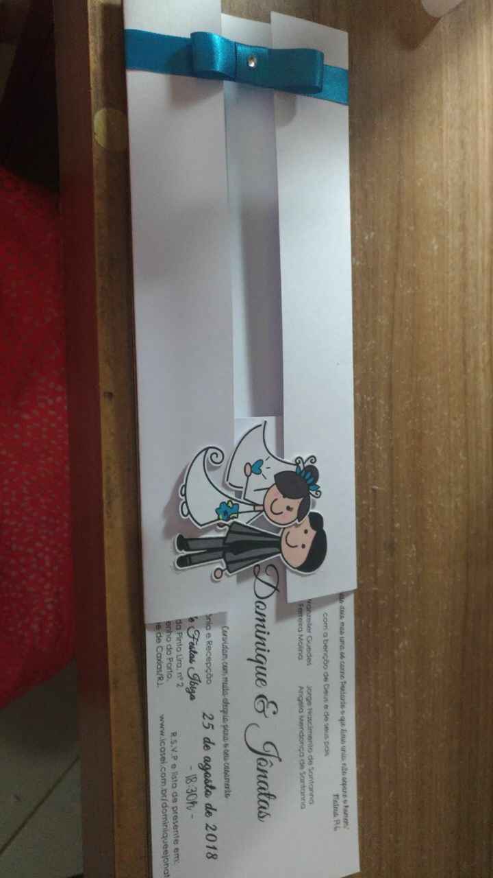 Meu convite de casamento 👰 - 1