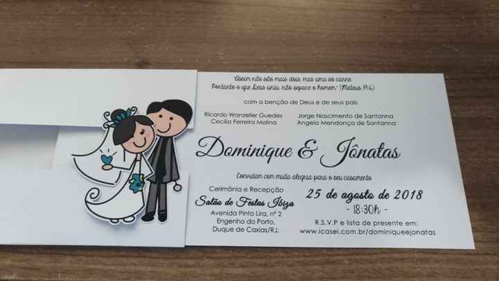 Meu convite de casamento 👰 - 5