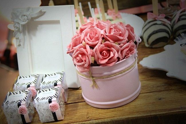 Chá de lingerie rosa e zebra!